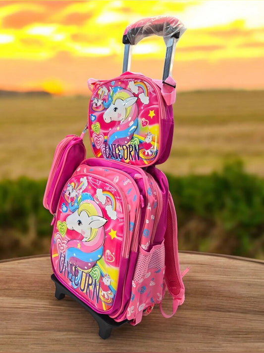 Trolly bag with 2 pouch,high quality