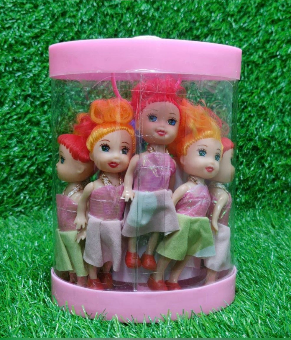 Mini colour full hair doll