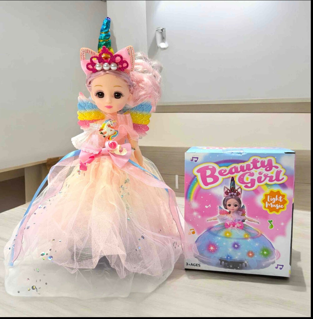 Beautiful doll, light music,activity