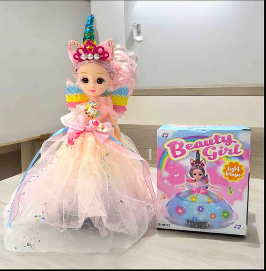Beautiful doll, light music,activity