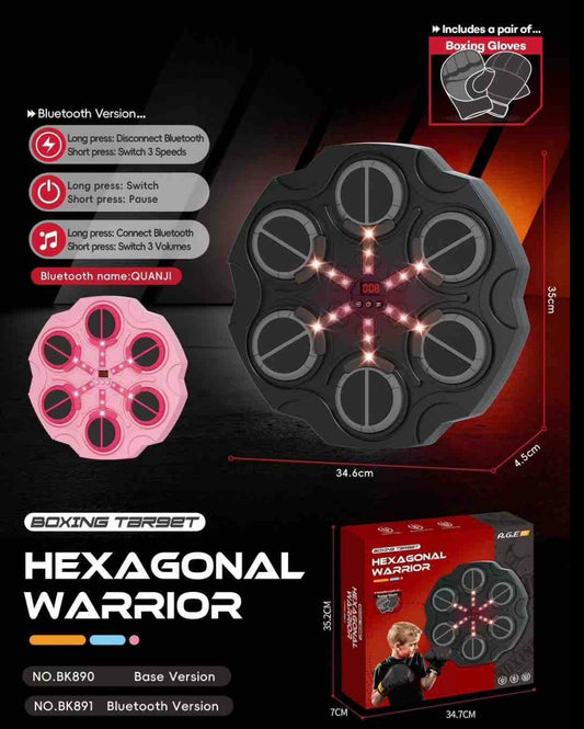 Boxing target with Bluetooth with gloves
