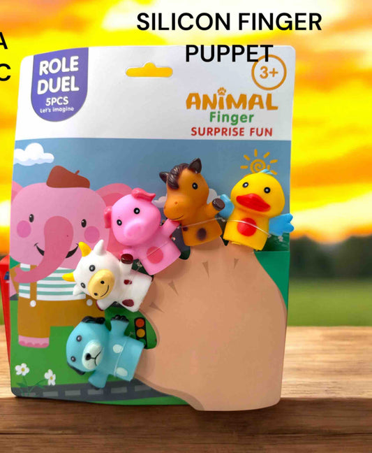 Slicon animal puppet.high quality