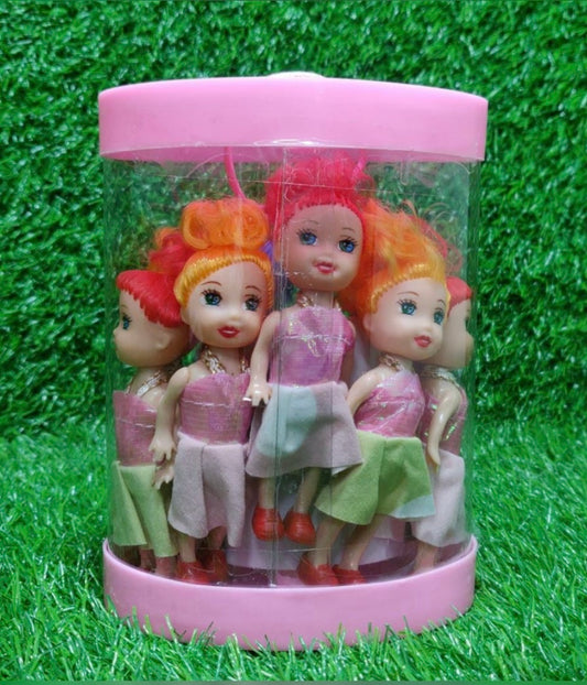 Mini colour full hair doll