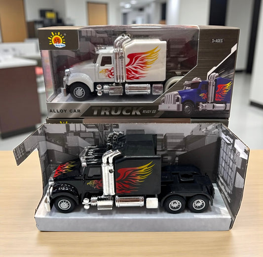 Semi truck metal